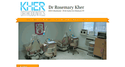 Desktop Screenshot of kherorthodontics.com