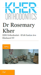 Mobile Screenshot of kherorthodontics.com