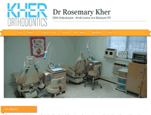 Tablet Screenshot of kherorthodontics.com